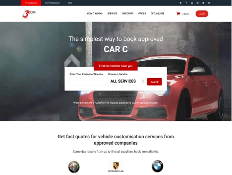 Screenshot of a quality blog in the automotive recruitment niche