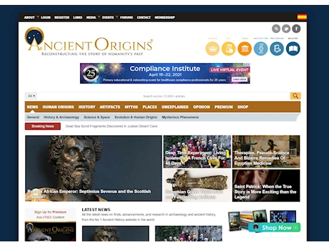 Screenshot of a quality blog in the apex legends niche
