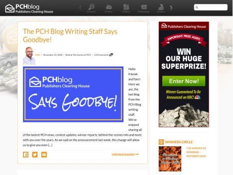 Screenshot of a quality blog in the house painting niche