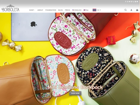 Screenshot of a quality blog in the leather accessories niche