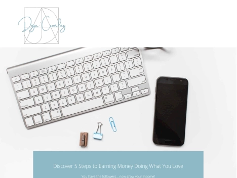 Screenshot of a quality blog in the money saving niche