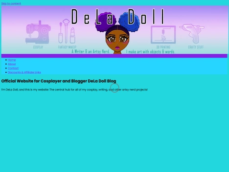 Screenshot of a quality blog in the bjd dolls niche