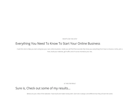 Screenshot of a quality blog in the sell followers niche