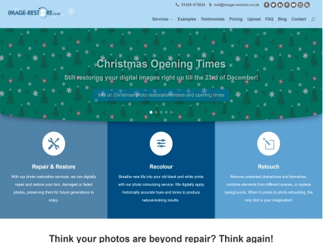 Screenshot of a quality blog in the credit repair niche