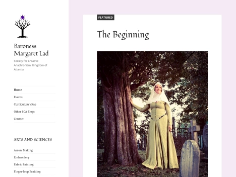 Screenshot of a quality blog in the wedding dresses niche