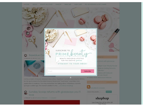Screenshot of a quality blog in the cosmetic surgey niche