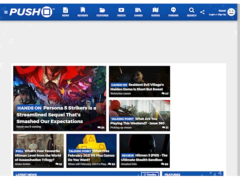 Screenshot of a quality blog in the playstation 5 niche