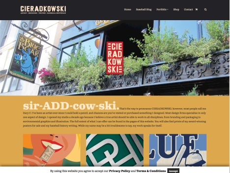 Screenshot of a quality blog in the acne studios niche