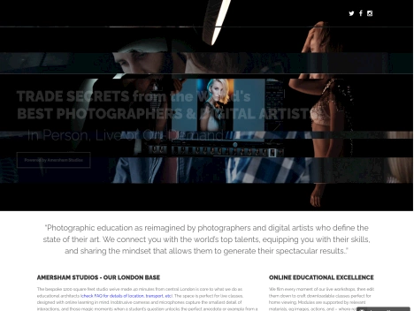 Screenshot of a quality blog in the street photgraphy niche
