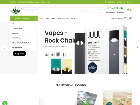 Screenshot of a quality blog in the filter cartridges niche